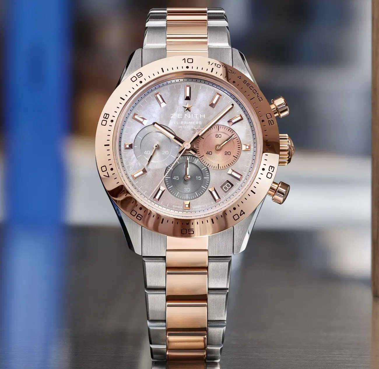 Zenith Chronomaster Sport z tarczą z masy perłowej