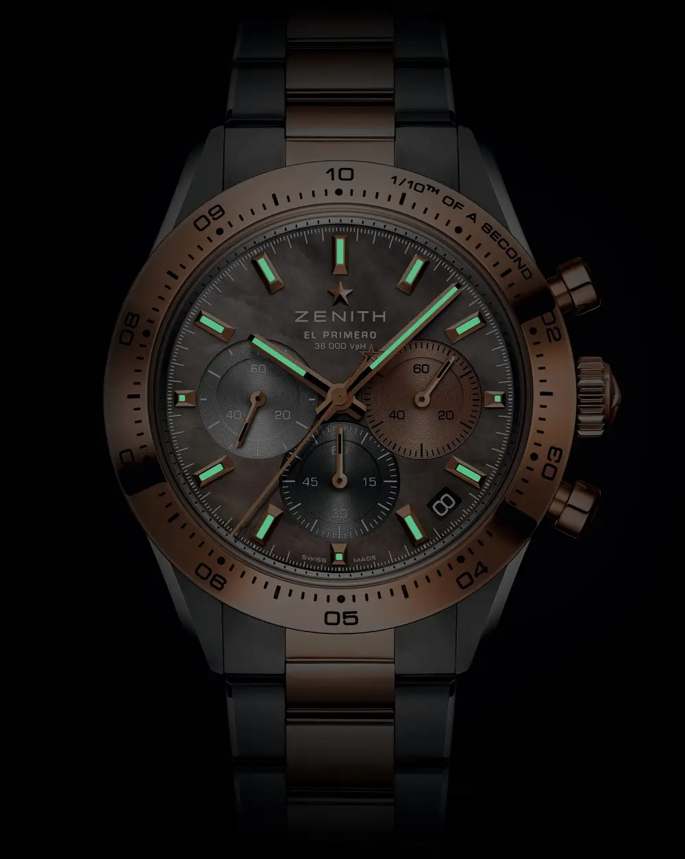 Zenith Chronomaster Sport z tarczą z masy perłowej