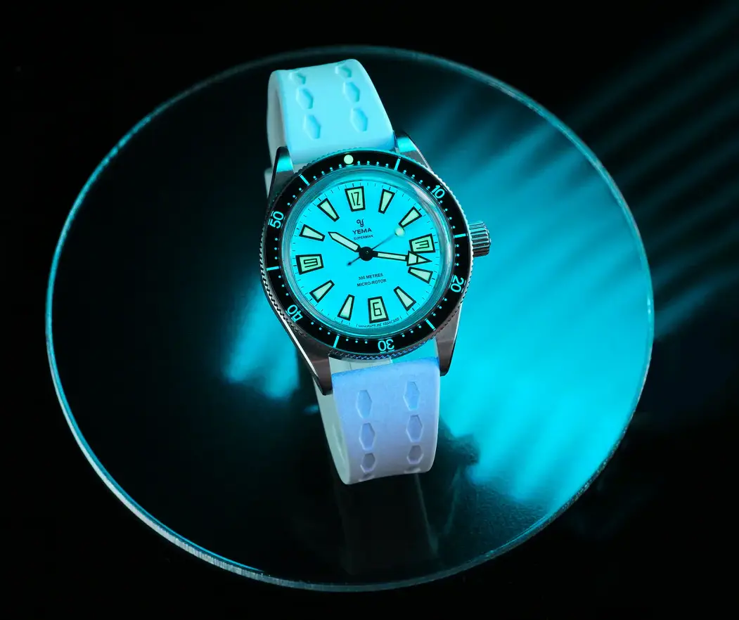 Yema Superman Skin Diver Slim Full Lume CMM.20 Limited Edition.