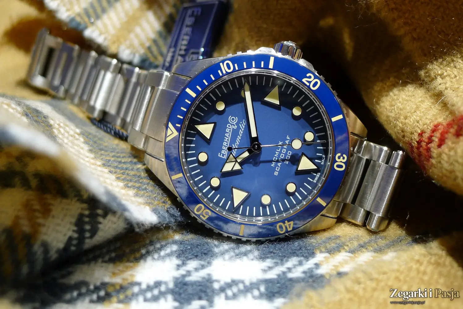 Eberhard & Co Scafograf 200 MCMLIX. Zegarki nawiązujące do złotej ery nurkowania