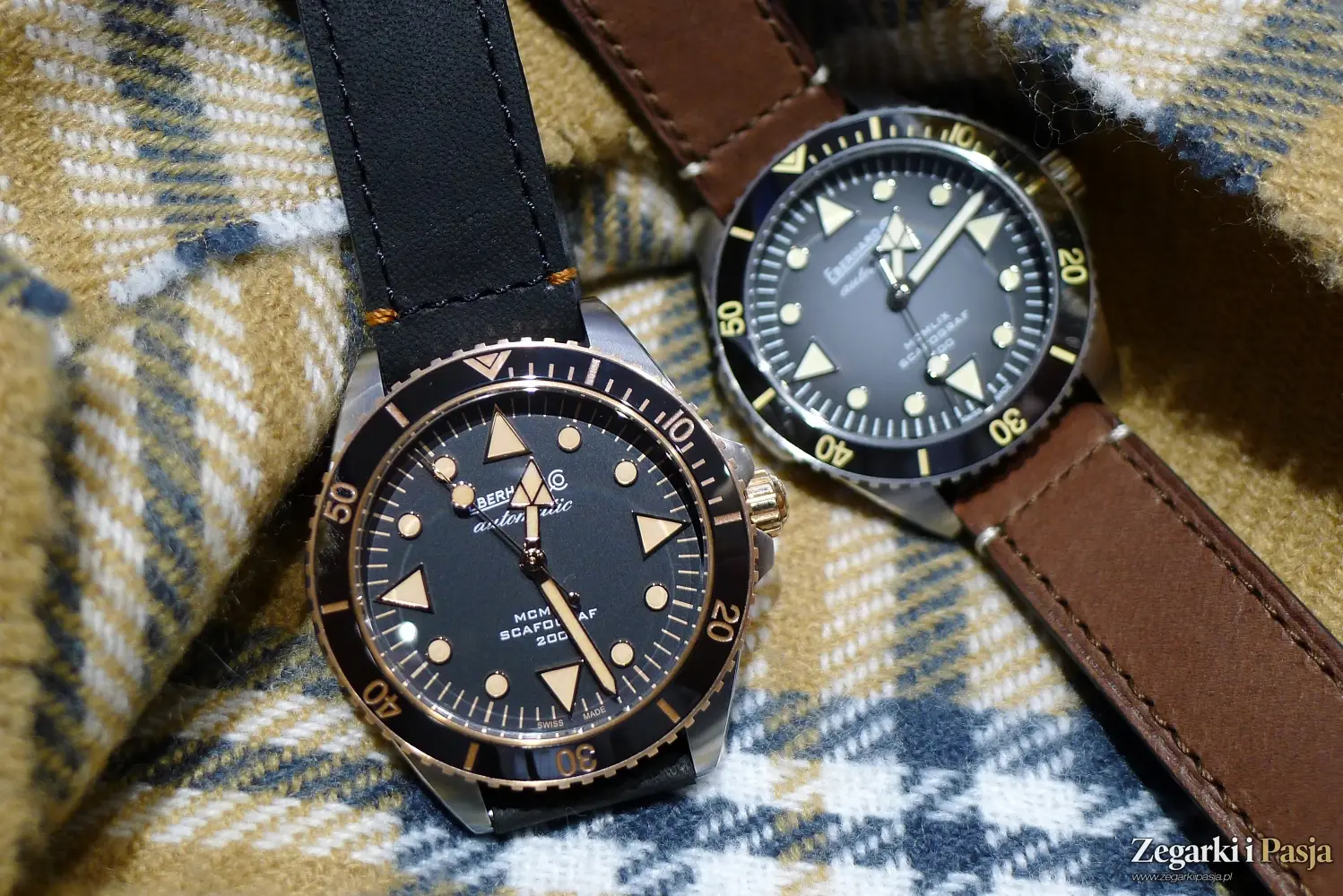 Eberhard & Co Scafograf 200 MCMLIX. Zegarki nawiązujące do złotej ery nurkowania
