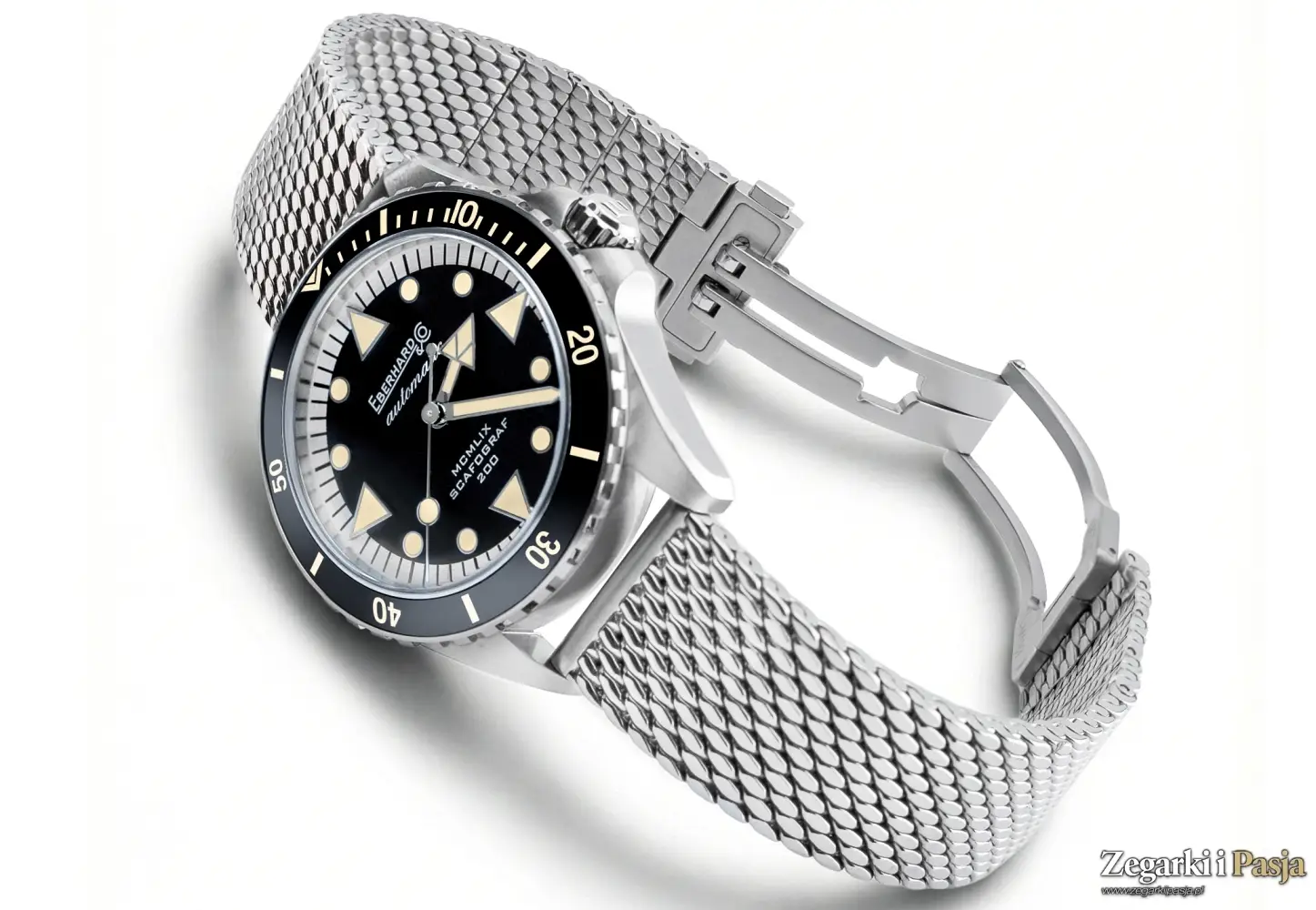 Eberhard & Co Scafograf 200 MCMLIX. Zegarki nawiązujące do złotej ery nurkowania