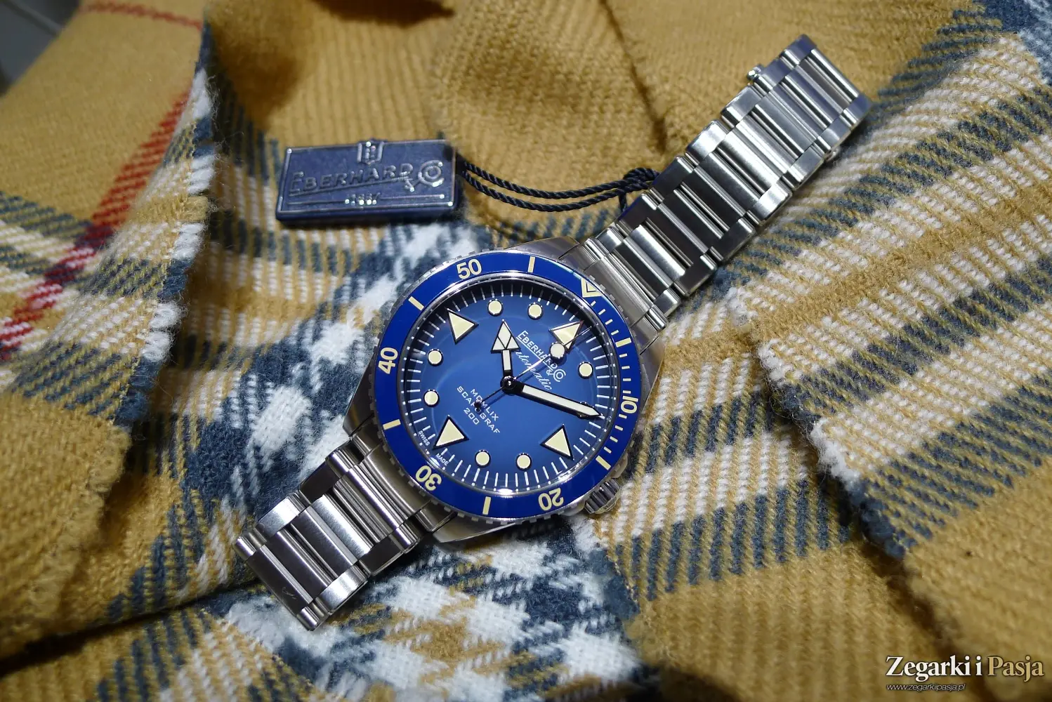 Eberhard & Co Scafograf 200 MCMLIX. Zegarki nawiązujące do złotej ery nurkowania