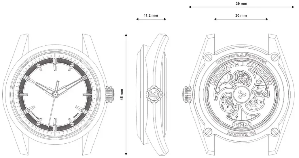 Zegarki Oriorwaith J. Sarnowski. Druid, Skaut i czarny smok Walijski 