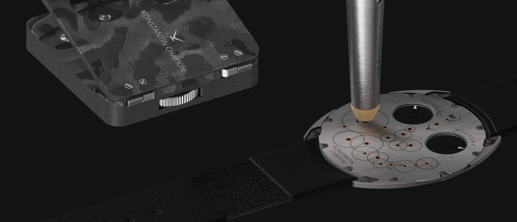 Ultra-cienki zegarek Konstantin Chaykin ThinKing Mystery. 