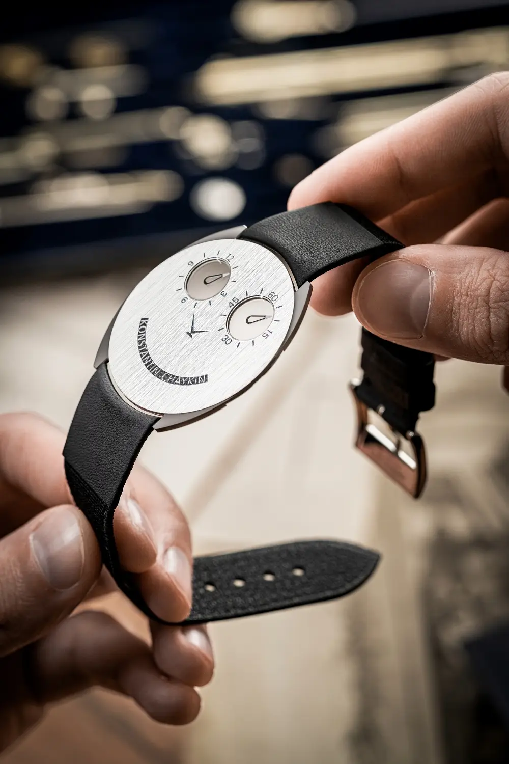 Ultra-cienki zegarek Konstantin Chaykin ThinKing Mystery. 