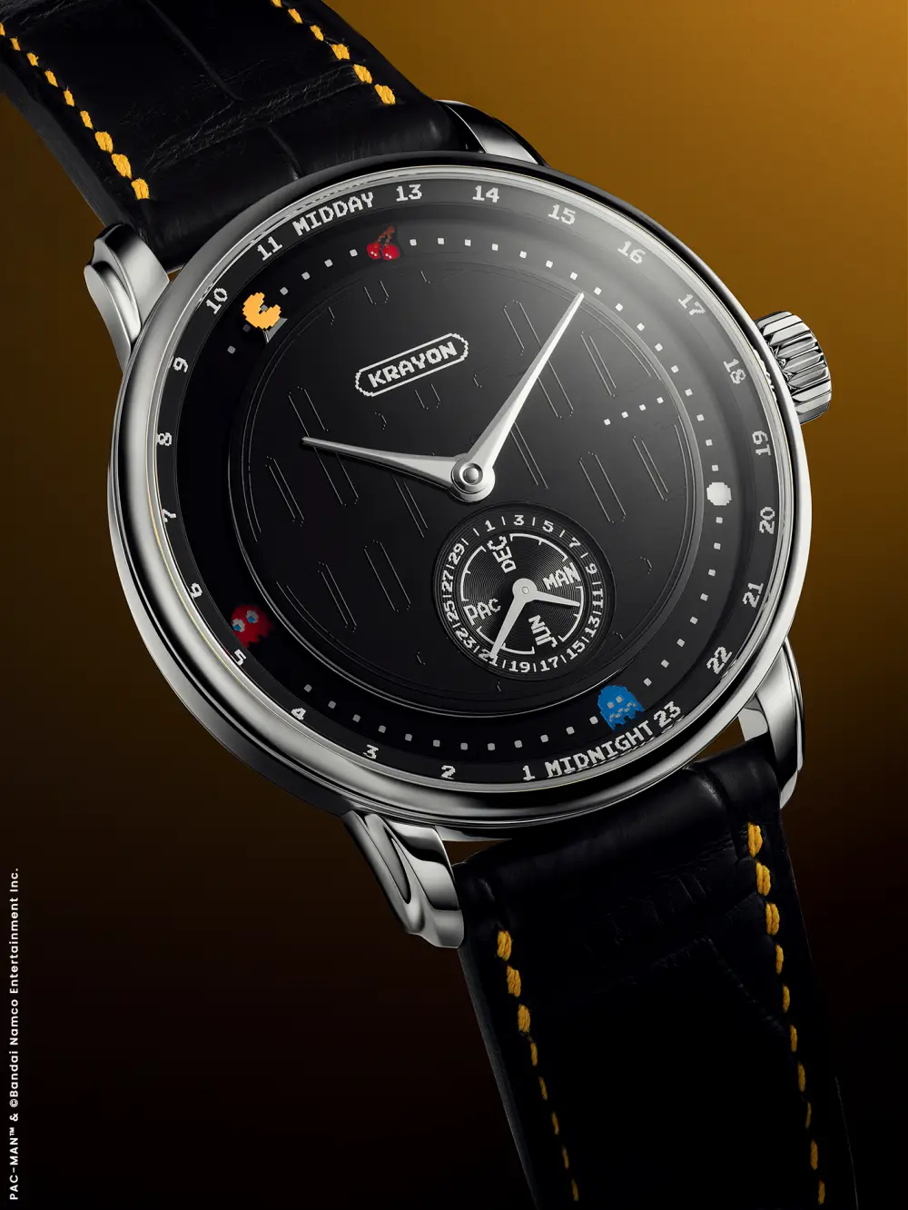 Krayon x Pac-Man. Luksusowy zegarek z okazji 45. rocznicy kultowej gry!