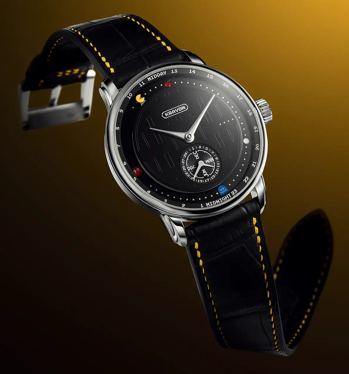 Krayon x Pac-Man. Luksusowy zegarek z okazji 45. rocznicy kultowej gry!