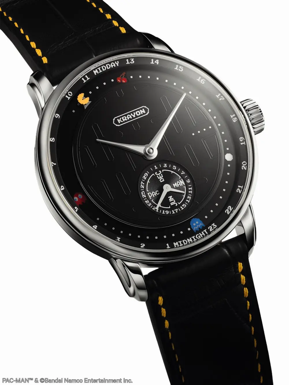 Krayon x Pac-Man. Luksusowy zegarek z okazji 45. rocznicy kultowej gry!