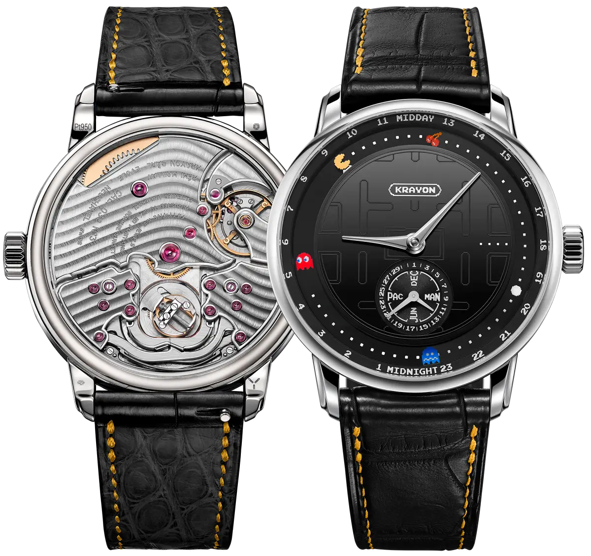 Krayon x Pac-Man. Luksusowy zegarek z okazji 45. rocznicy kultowej gry!