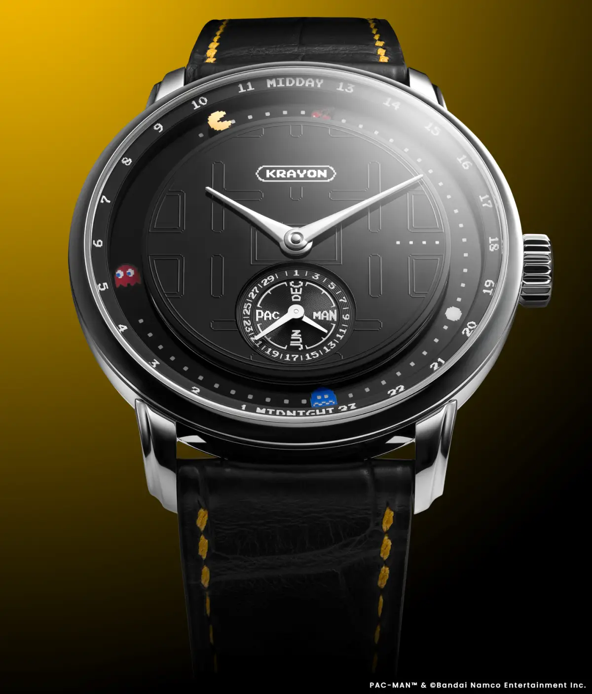 Krayon x Pac-Man. Luksusowy zegarek z okazji 45. rocznicy kultowej gry!