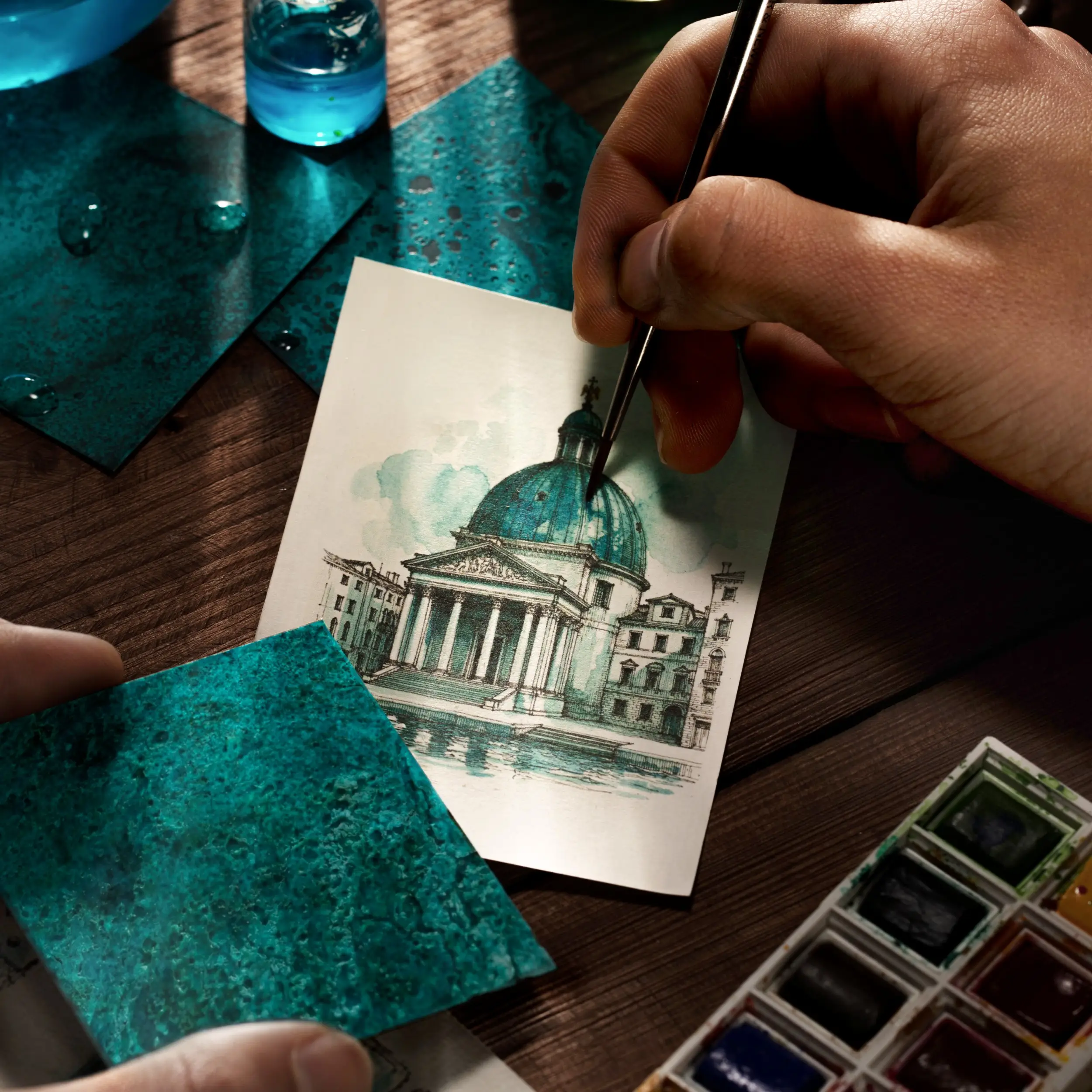 Venezianico Nereide Verdigris. Fascynująca ewolucja metalu na przestrzeni czasu