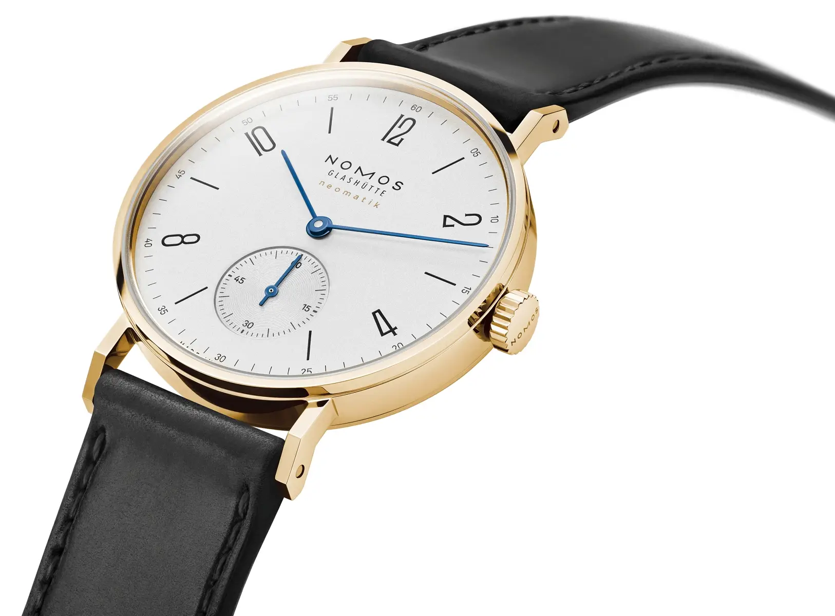 Nomos Ludwig gold i Tangente gold. Klasyczne zegarki mechaniczne z kopertami ze złota