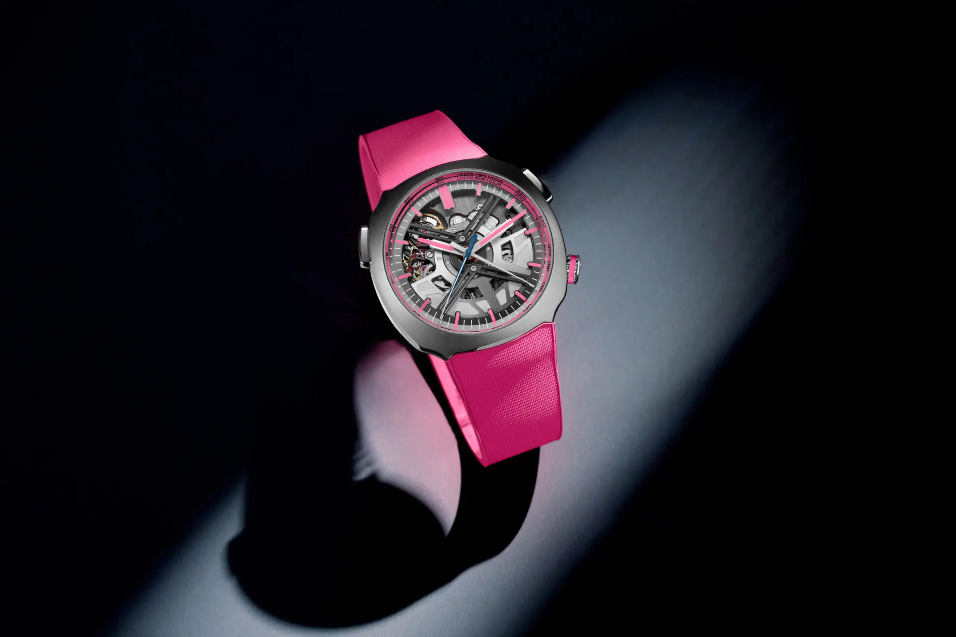 H. Moser & Cie. Streamliner Alpine Pink Edition. Różowy - nowy kolor prędkości!