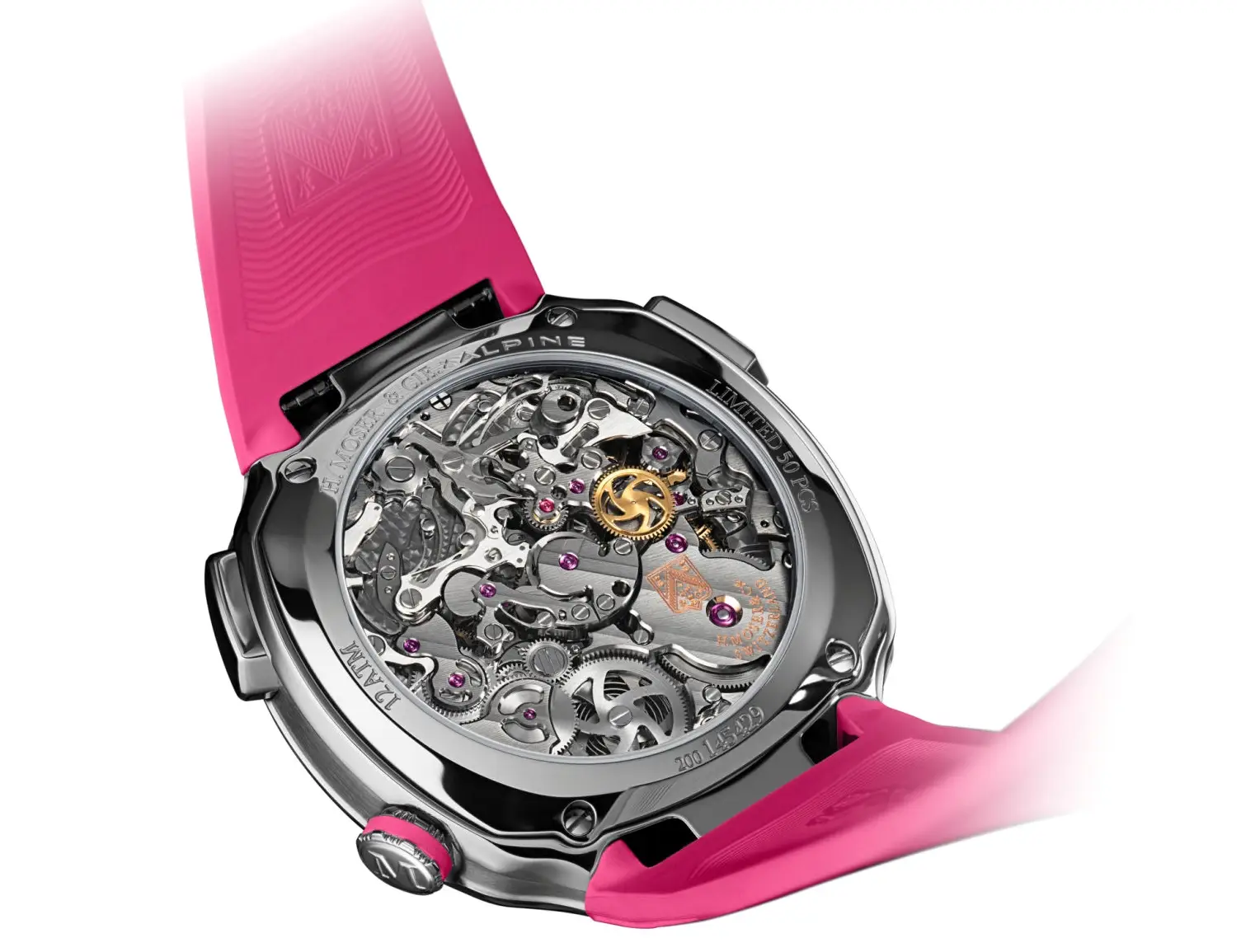 H. Moser & Cie. Streamliner Alpine Pink Edition. Różowy - nowy kolor prędkości!