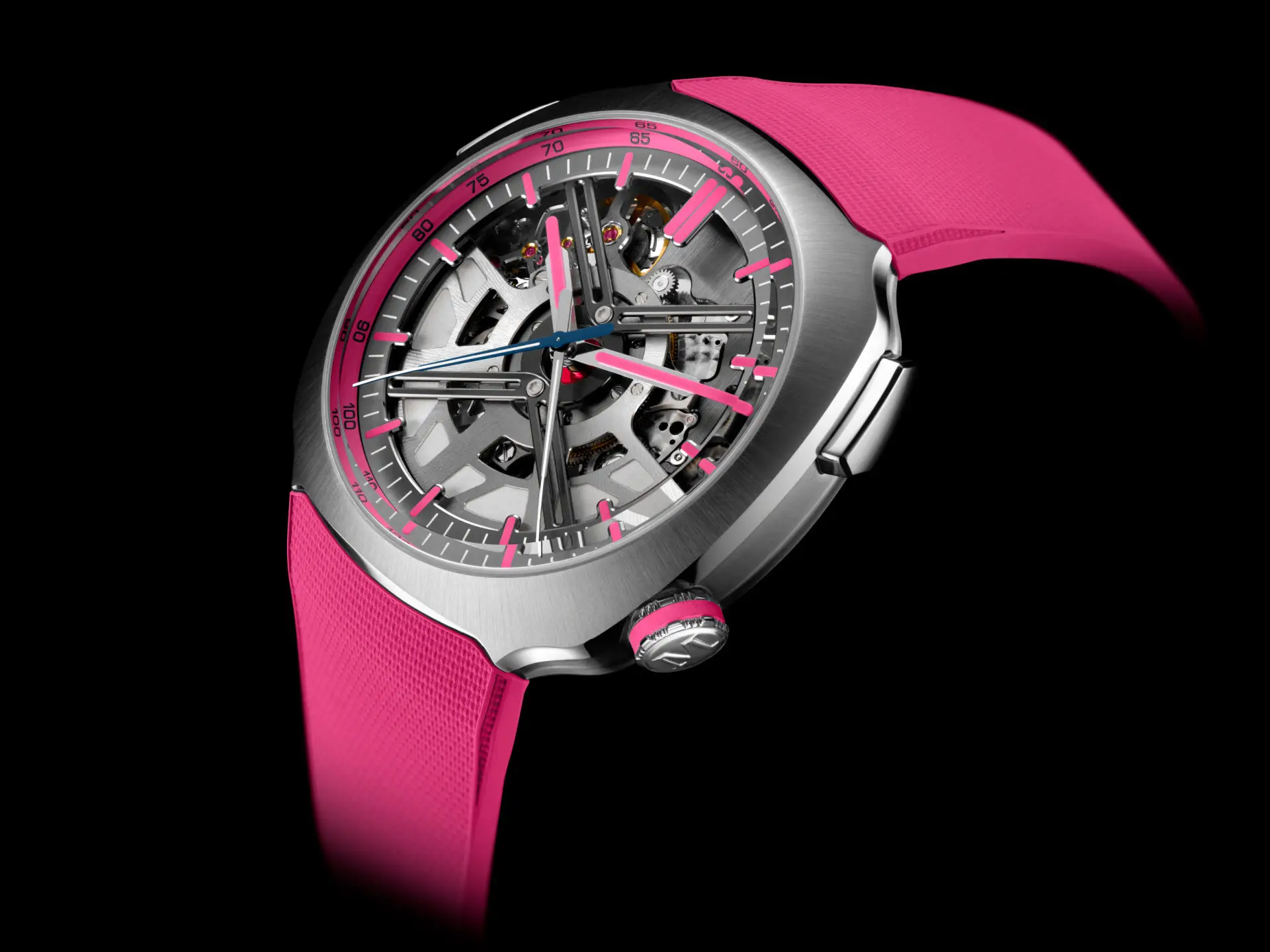 H. Moser & Cie. Streamliner Alpine Pink Edition. Różowy - nowy kolor prędkości!