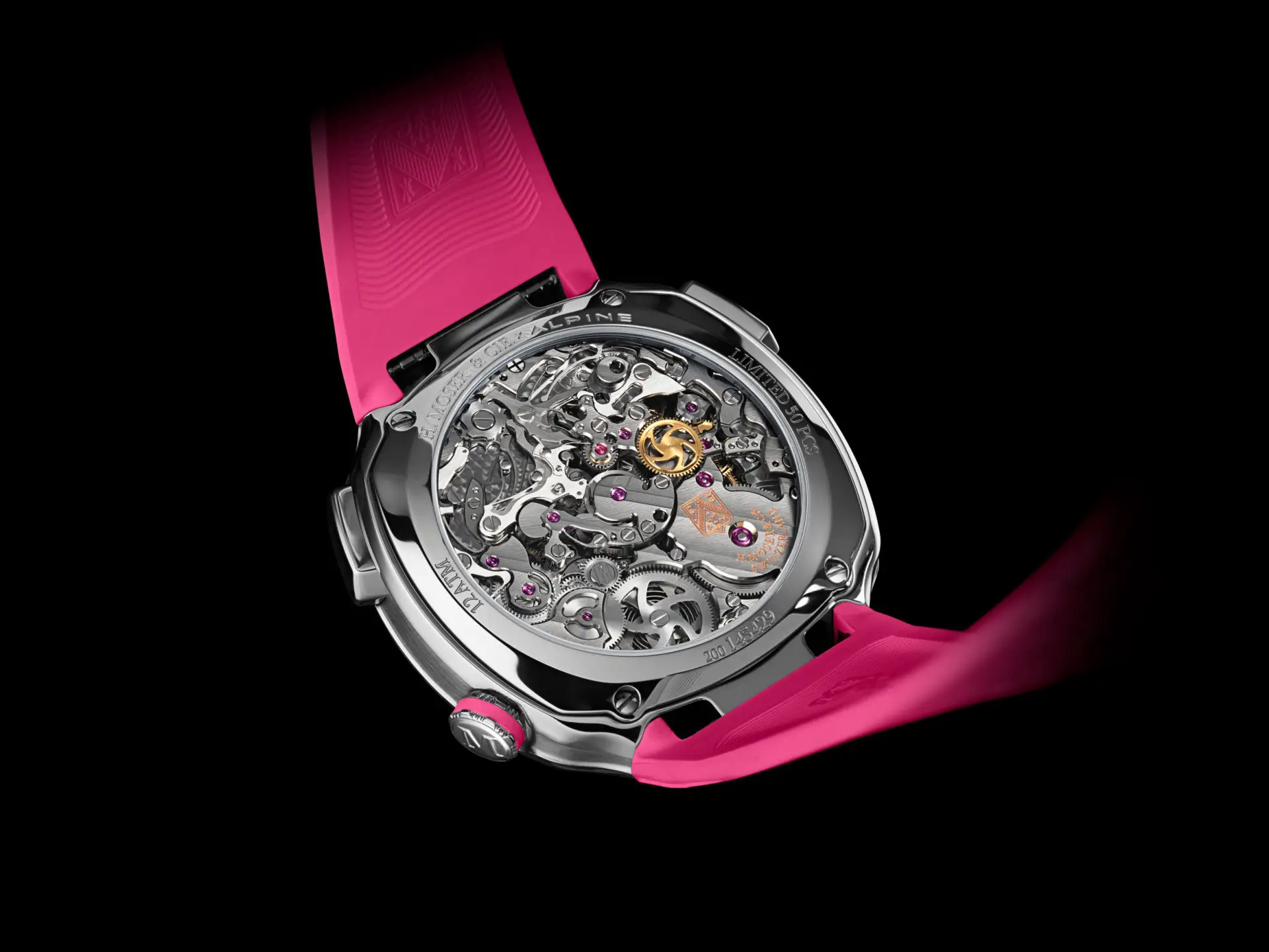 H. Moser & Cie. Streamliner Alpine Pink Edition. Różowy - nowy kolor prędkości!