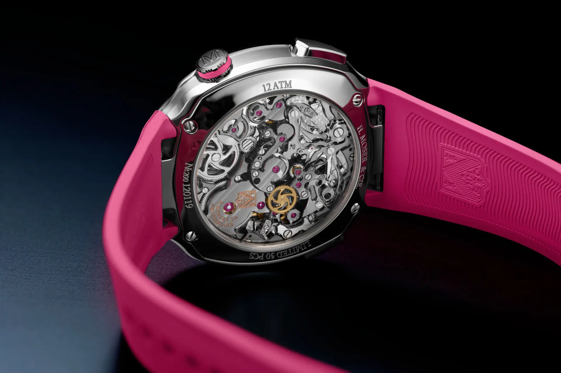H. Moser & Cie. Streamliner Alpine Pink Edition. Różowy - nowy kolor prędkości!