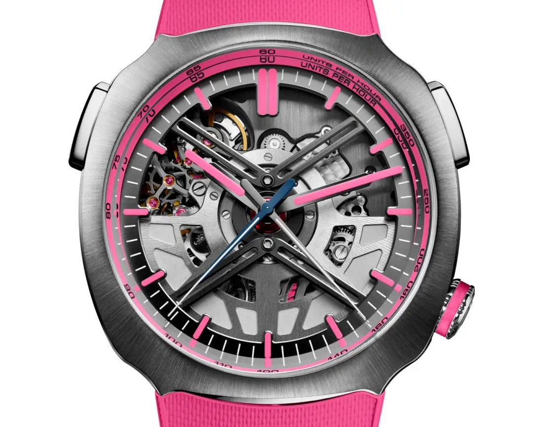 H. Moser & Cie. Streamliner Alpine Pink Edition. Różowy - nowy kolor prędkości!