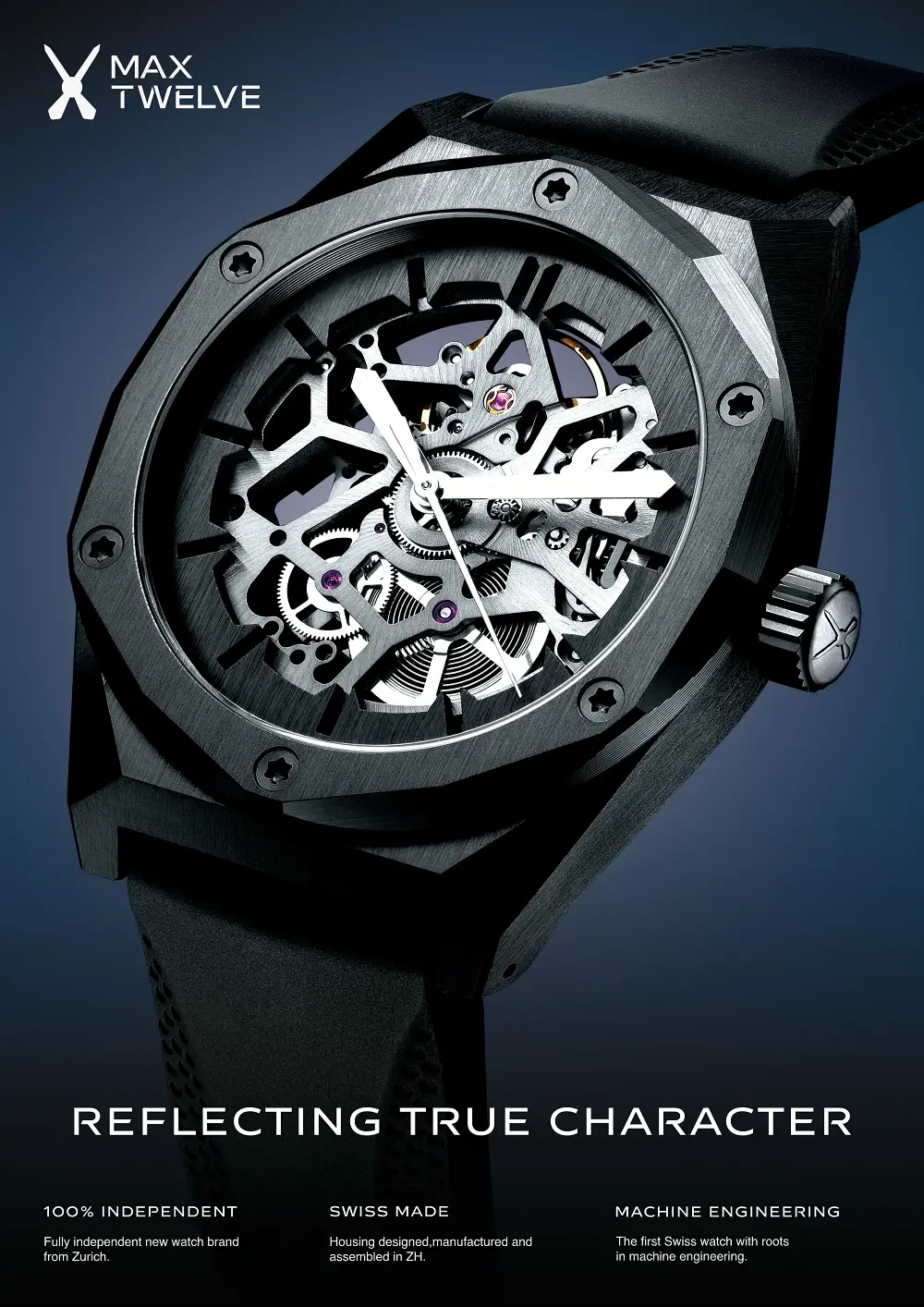 Max Twelve Zurich. 100% niezależna, szwajcarska marka zegarków