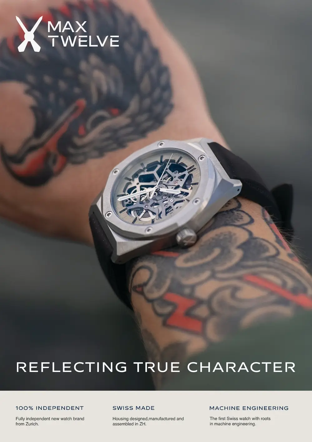 Max Twelve Zurich. 100% niezależna, szwajcarska marka zegarków