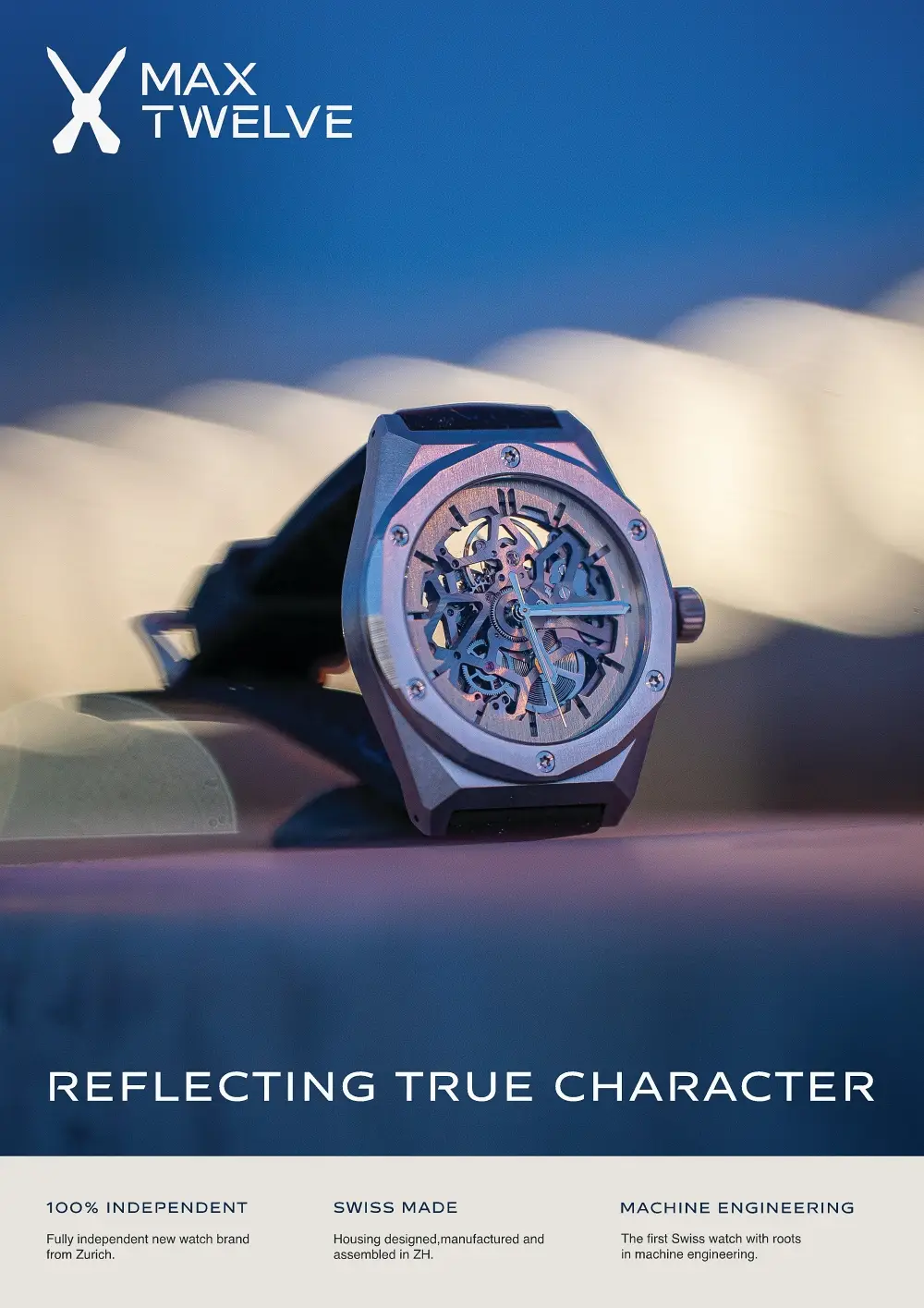 Max Twelve Zurich. 100% niezależna, szwajcarska marka zegarków