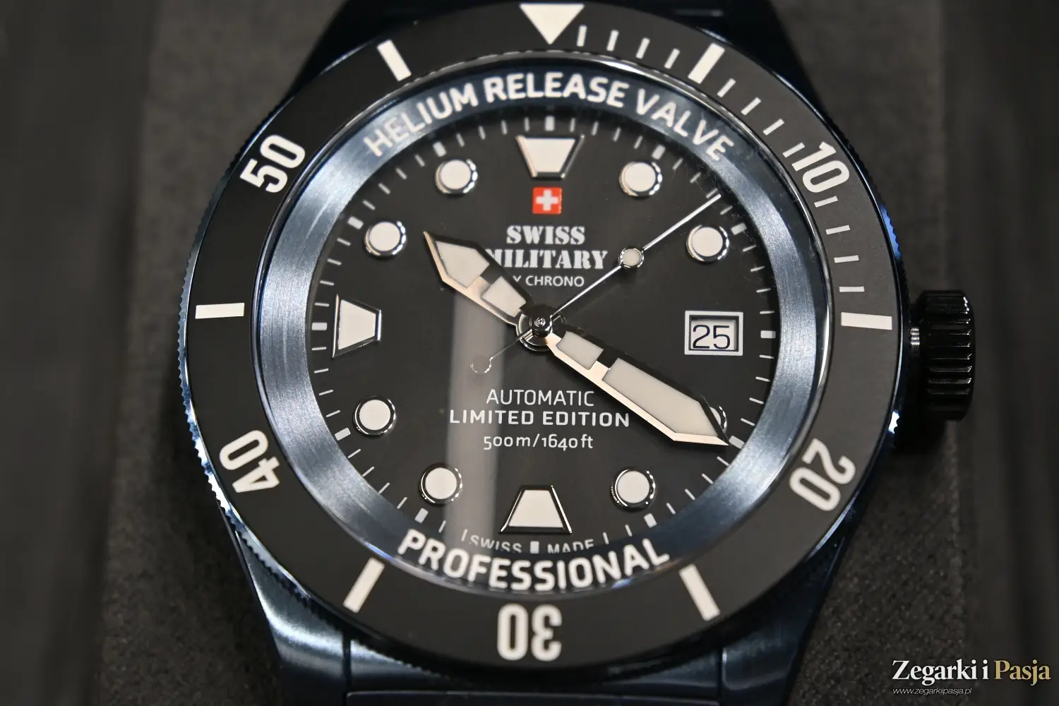 Swiss Military By Chrono Diver 500 Limited Edition w ekskluzywnym niebieskim kolorze