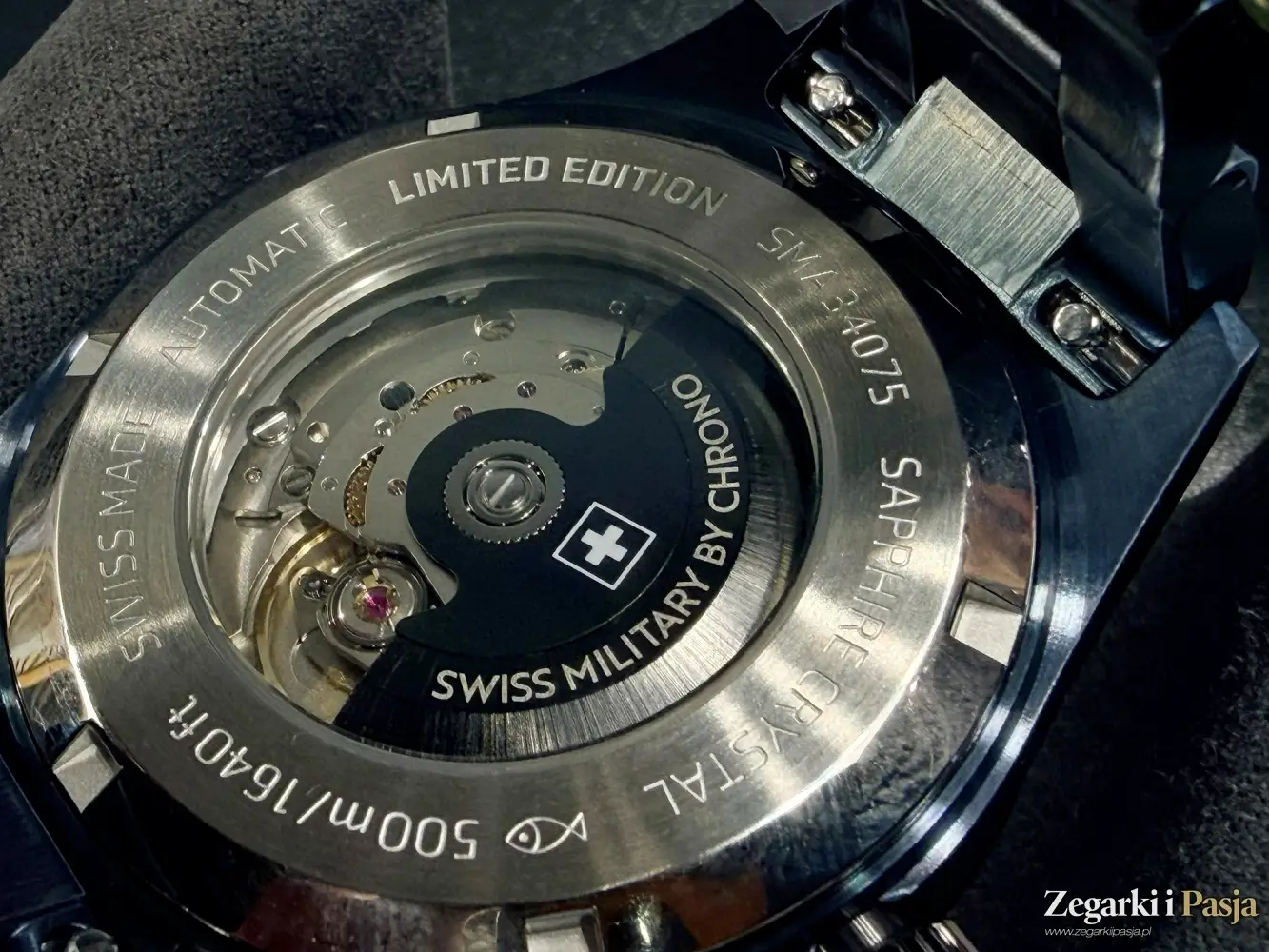 Swiss Military By Chrono Diver 500 Limited Edition w ekskluzywnym niebieskim kolorze