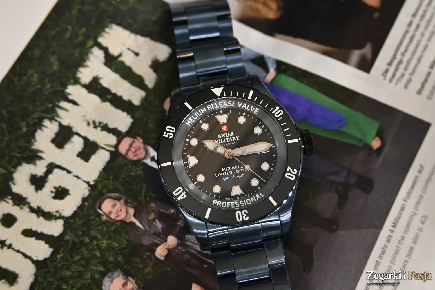 Swiss Military By Chrono Diver 500 Limited Edition w ekskluzywnym niebieskim kolorze