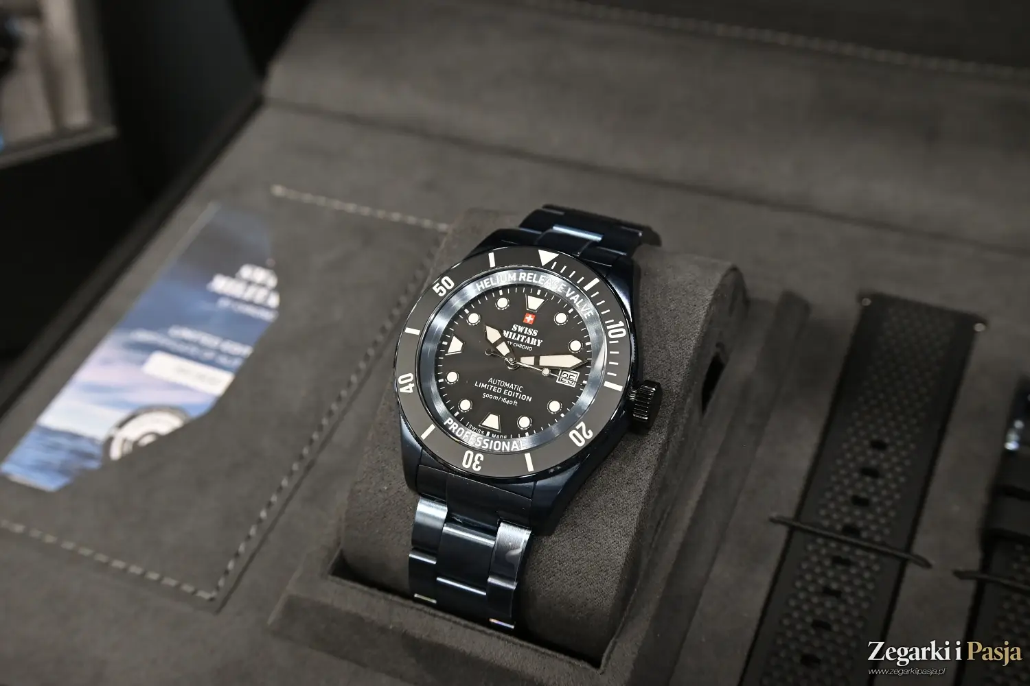 Swiss Military By Chrono Diver 500 Limited Edition w ekskluzywnym niebieskim kolorze