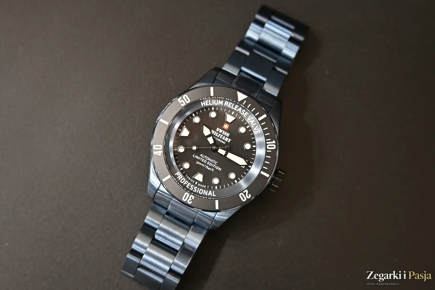 Swiss Military By Chrono Diver 500 Limited Edition w ekskluzywnym niebieskim kolorze