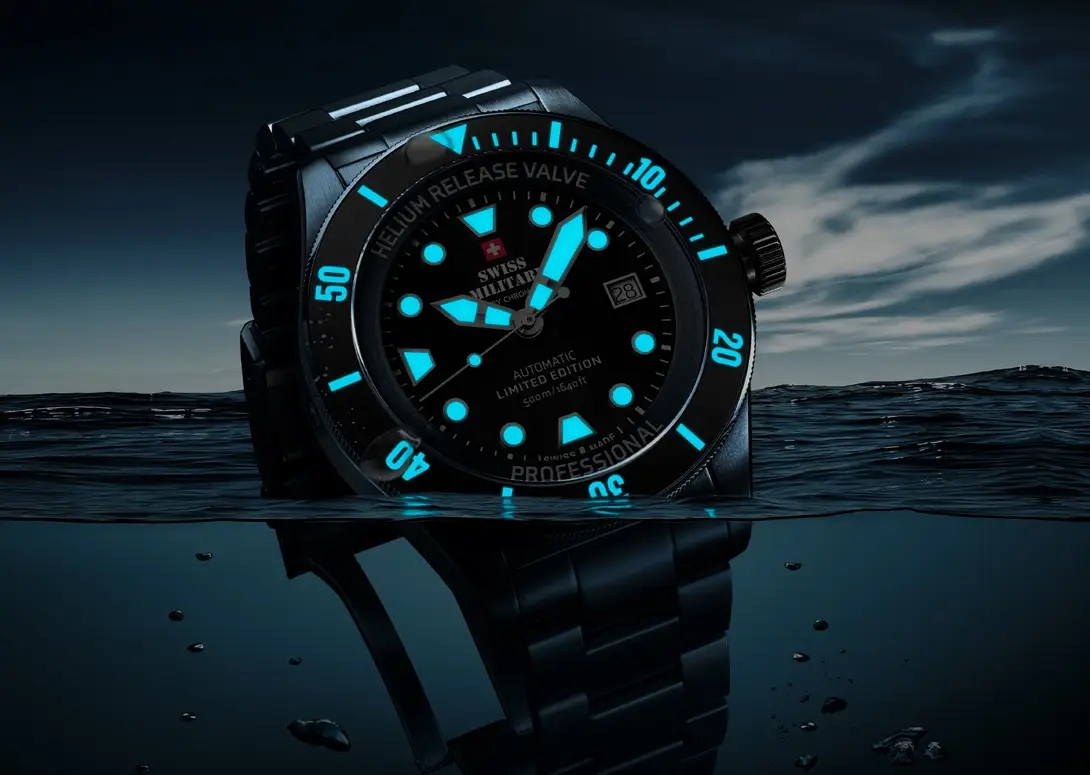 Swiss Military By Chrono Diver 500 Limited Edition w ekskluzywnym niebieskim kolorze