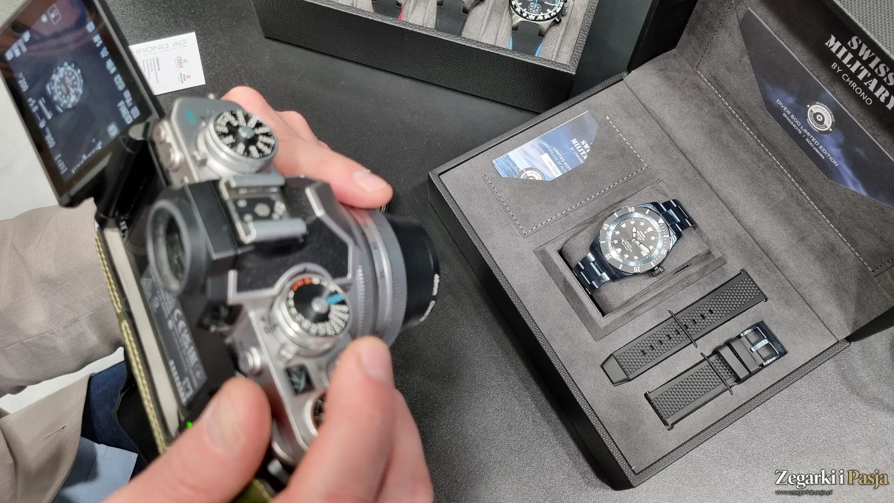 Swiss Military By Chrono Diver 500 Limited Edition w ekskluzywnym niebieskim kolorze