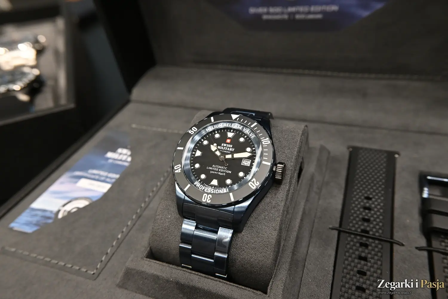 Swiss Military By Chrono Diver 500 Limited Edition w ekskluzywnym niebieskim kolorze