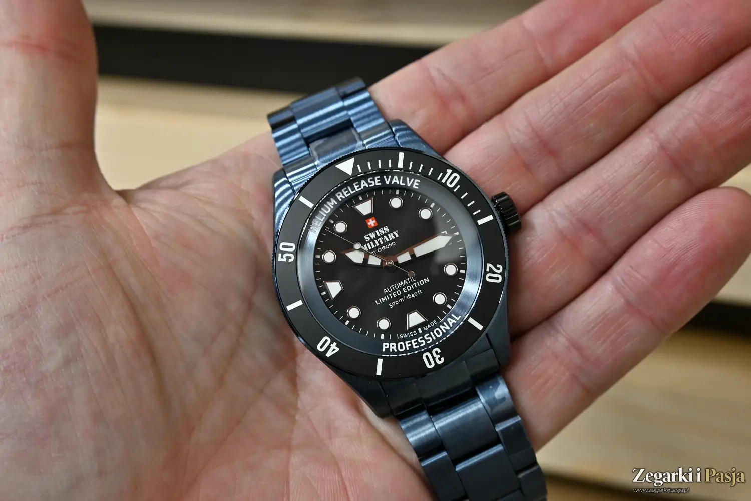 Swiss Military By Chrono Diver 500 Limited Edition w ekskluzywnym niebieskim kolorze