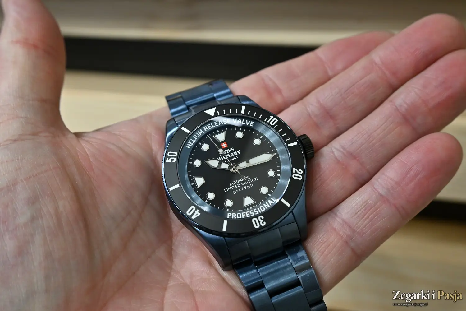 Swiss Military By Chrono Diver 500 Limited Edition w ekskluzywnym niebieskim kolorze