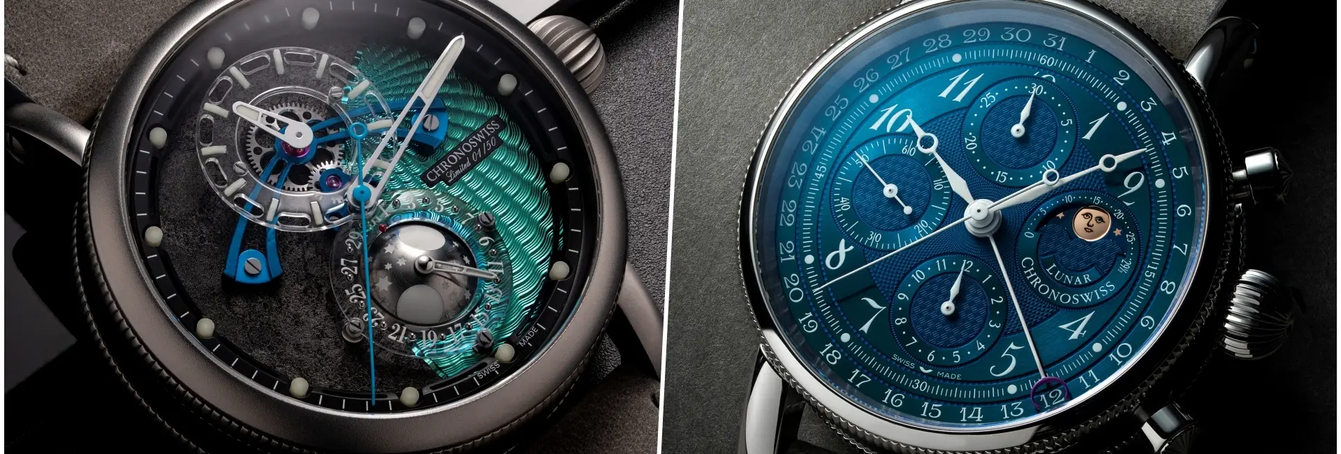 Księżyc ukazany na dwa różne sposoby!