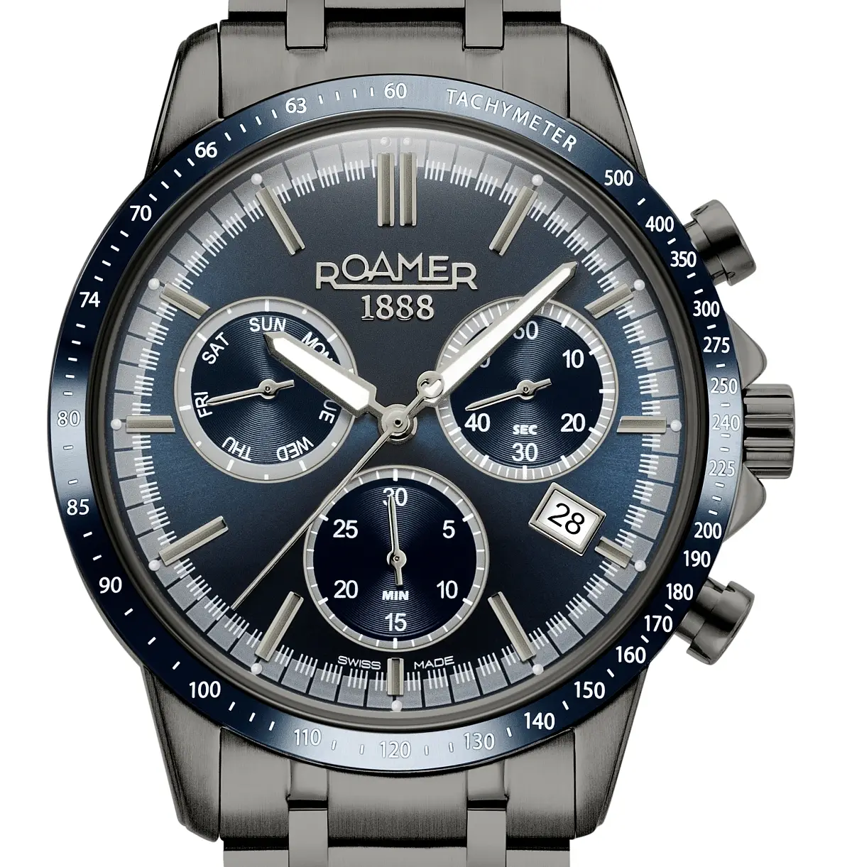 Roamer Mercury Chrono. Sportowe zegarki z domieszką casualowego charakteru