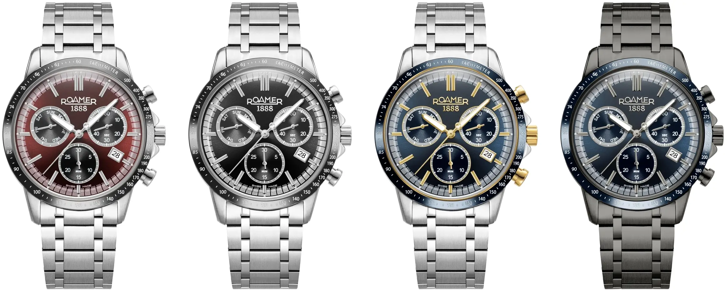 Roamer Mercury Chrono. Sportowe zegarki z domieszką casualowego charakteru