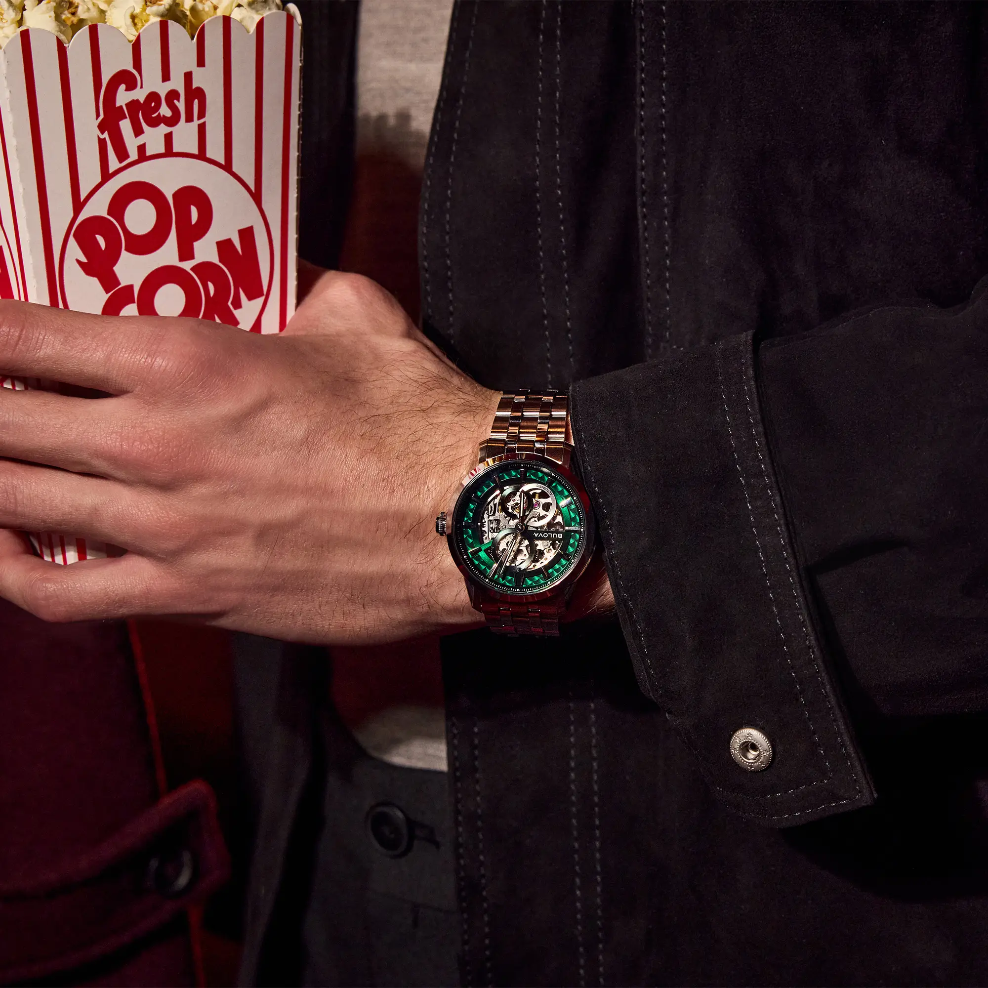 Bulova Sutton Automatic Skeleton. Wyrazista stylistyka i mechaniczne „serce”