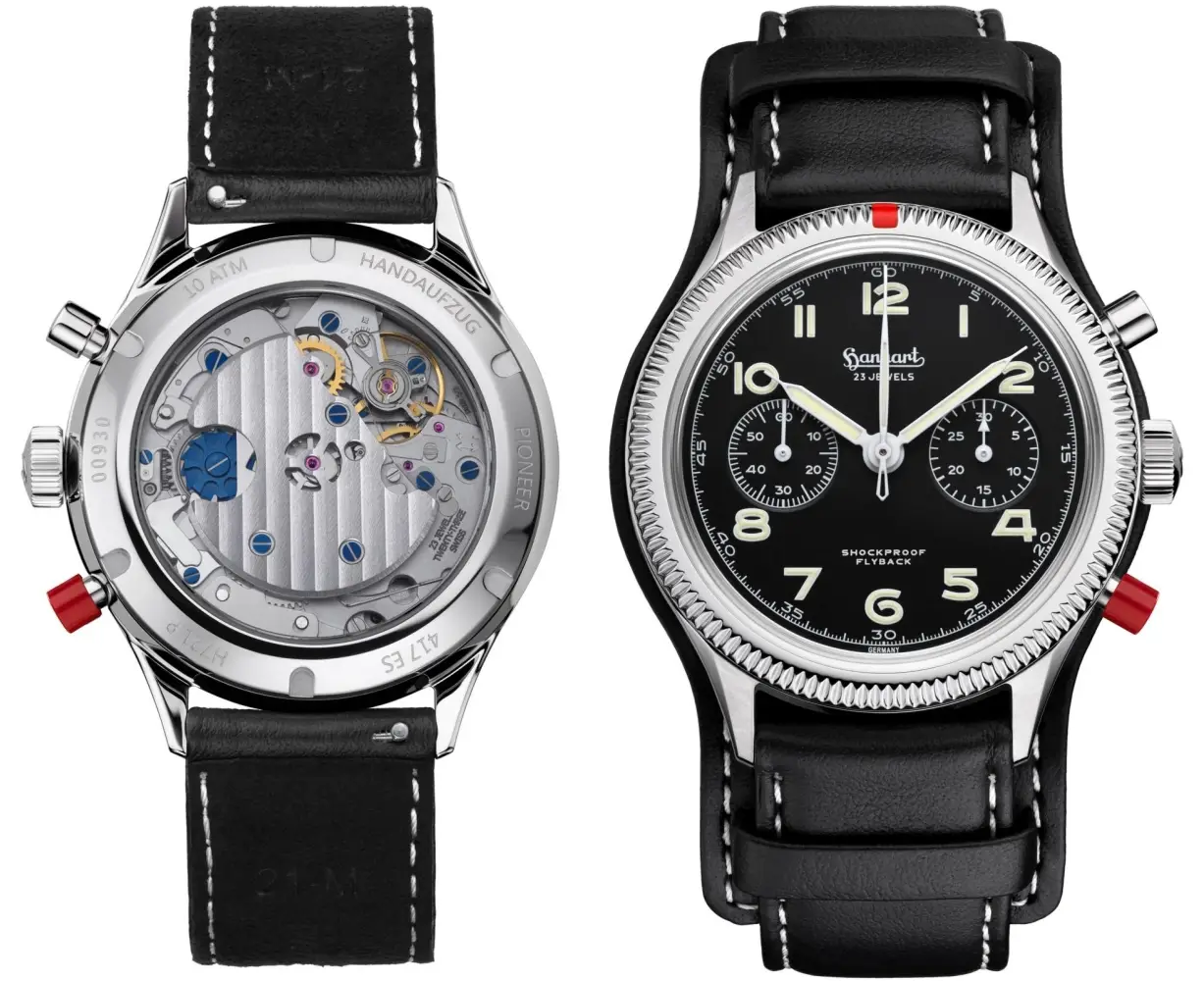 Hanhart 417 ES Heritage Flyback. Legenda przestworzy w rozmiarach 39 mm i 42 mm