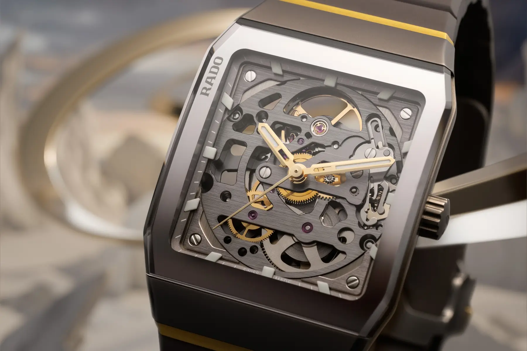 Rado Anatom Skeleton. Zegarek przyciągający wzrok, dopasowany kształtem do nadgarstka