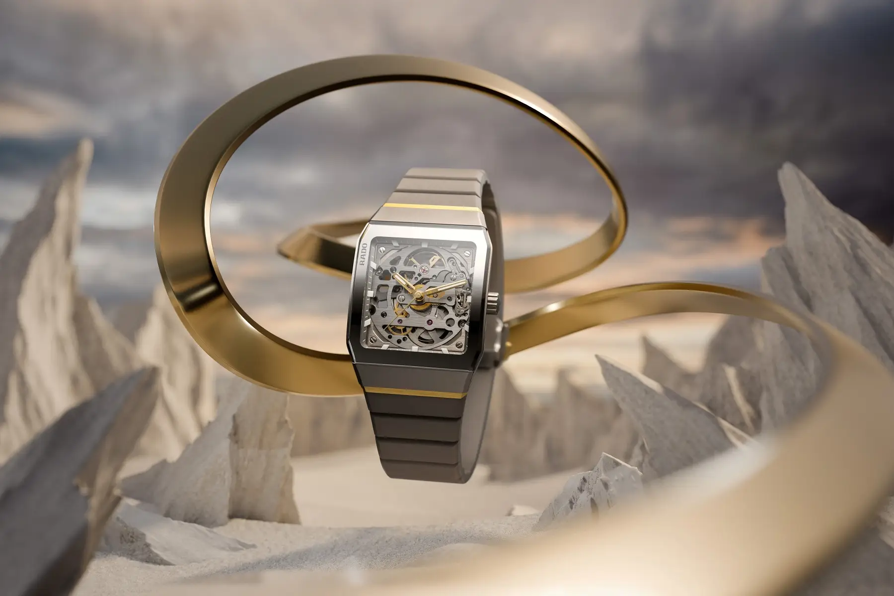 Rado Anatom Skeleton. Zegarek przyciągający wzrok, dopasowany kształtem do nadgarstka