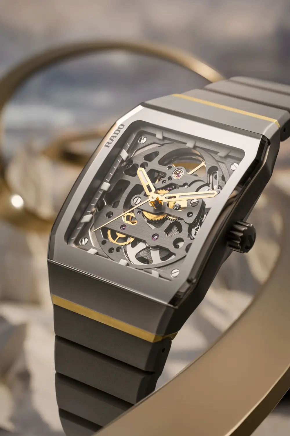 Rado Anatom Skeleton. Zegarek przyciągający wzrok, dopasowany kształtem do nadgarstka