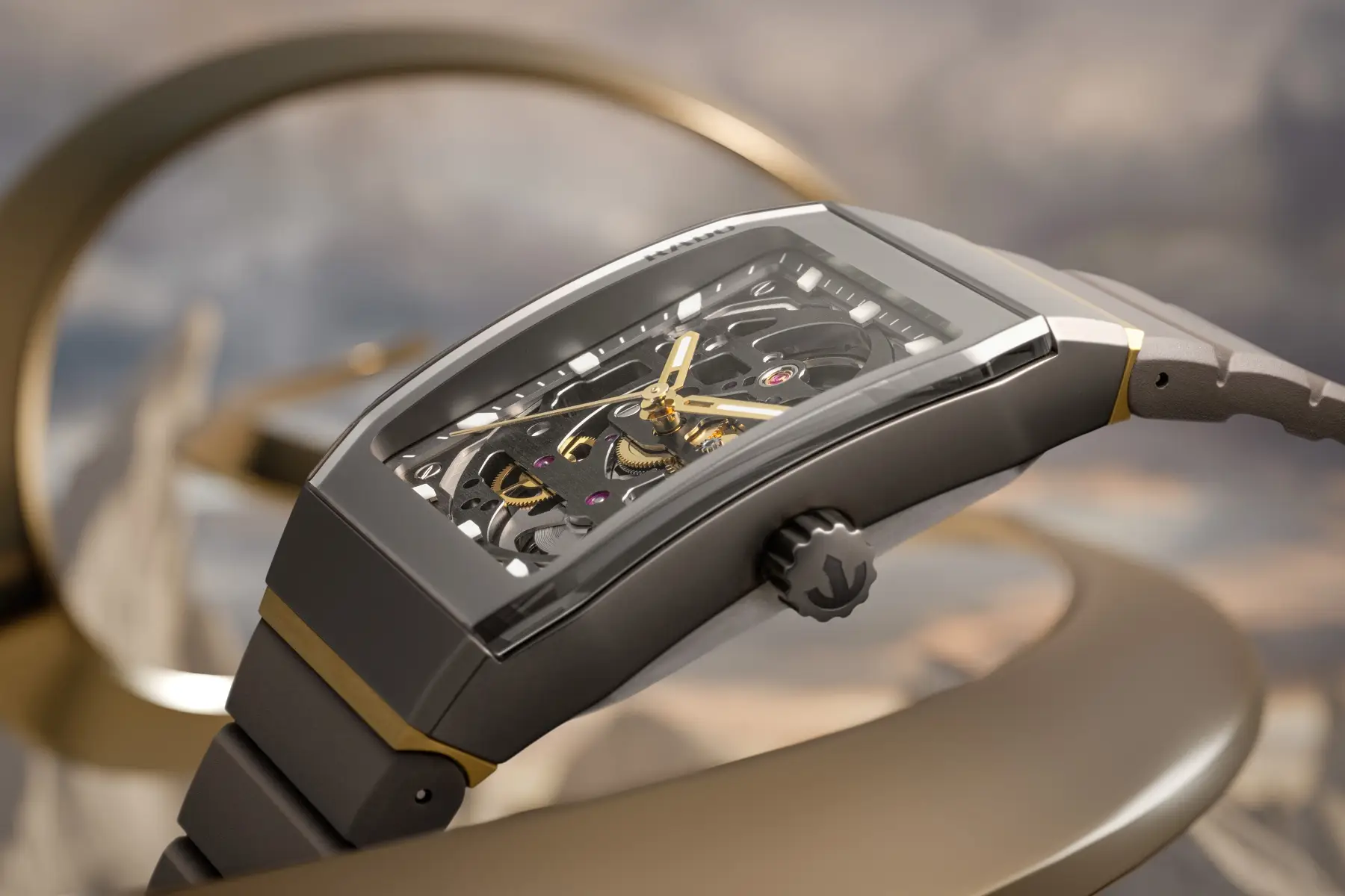 Rado Anatom Skeleton. Zegarek przyciągający wzrok, dopasowany kształtem do nadgarstka