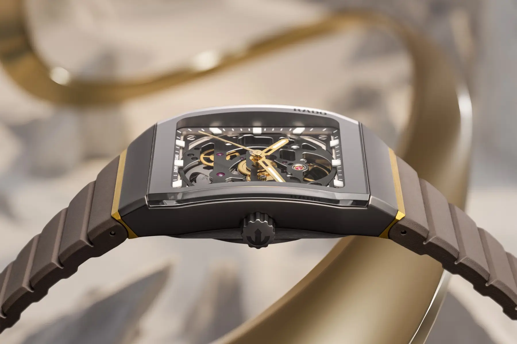 Rado Anatom Skeleton. Zegarek przyciągający wzrok, dopasowany kształtem do nadgarstka