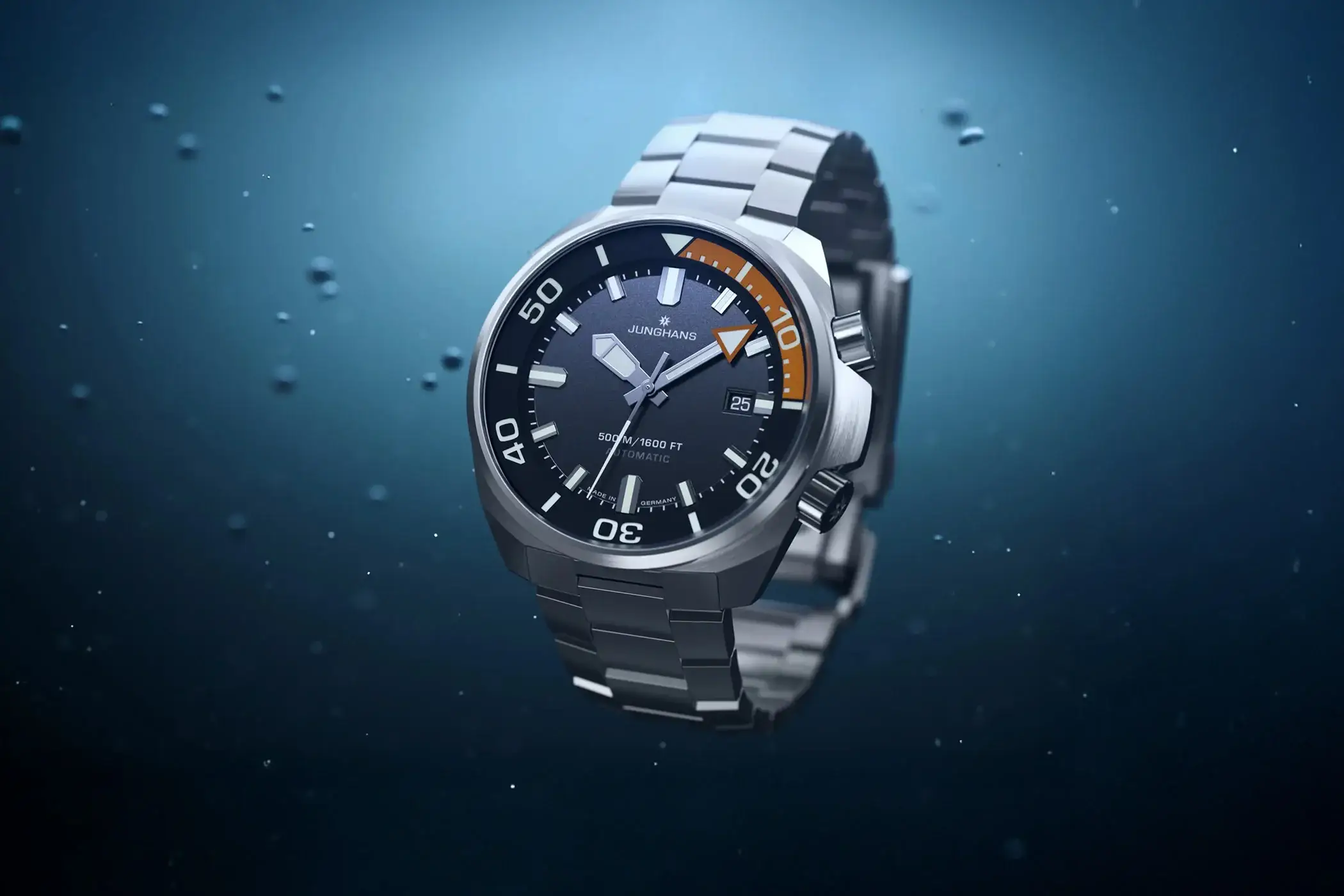 Junghans 1972 Aquaris Automatic Diver. Powrót do zegarków nurkowych po dekadach!