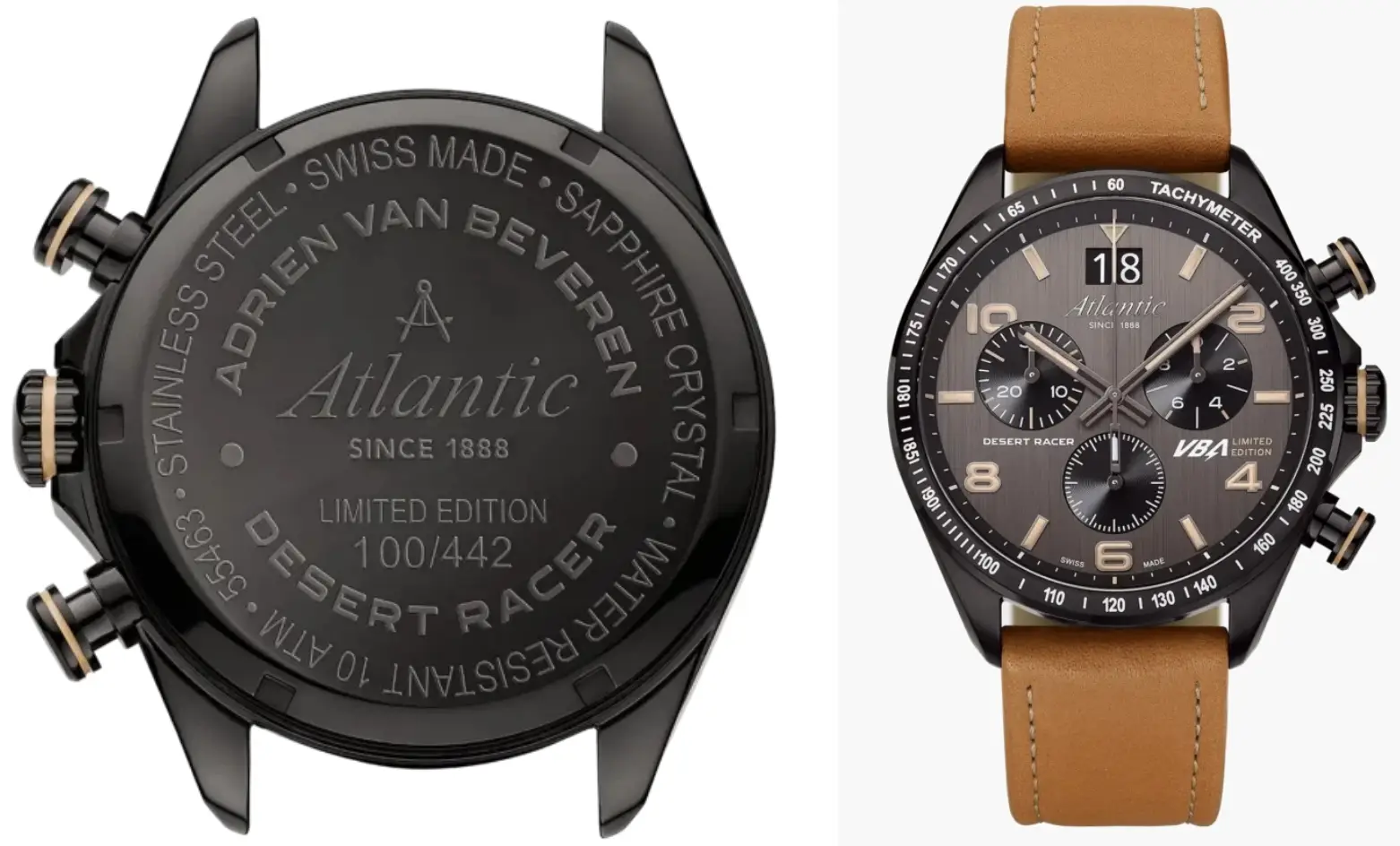 Atlantic x Adrien Van Beveren. W pogoni za marzeniami i limitowany zegarek Atlantic Desert Racer VBA 442