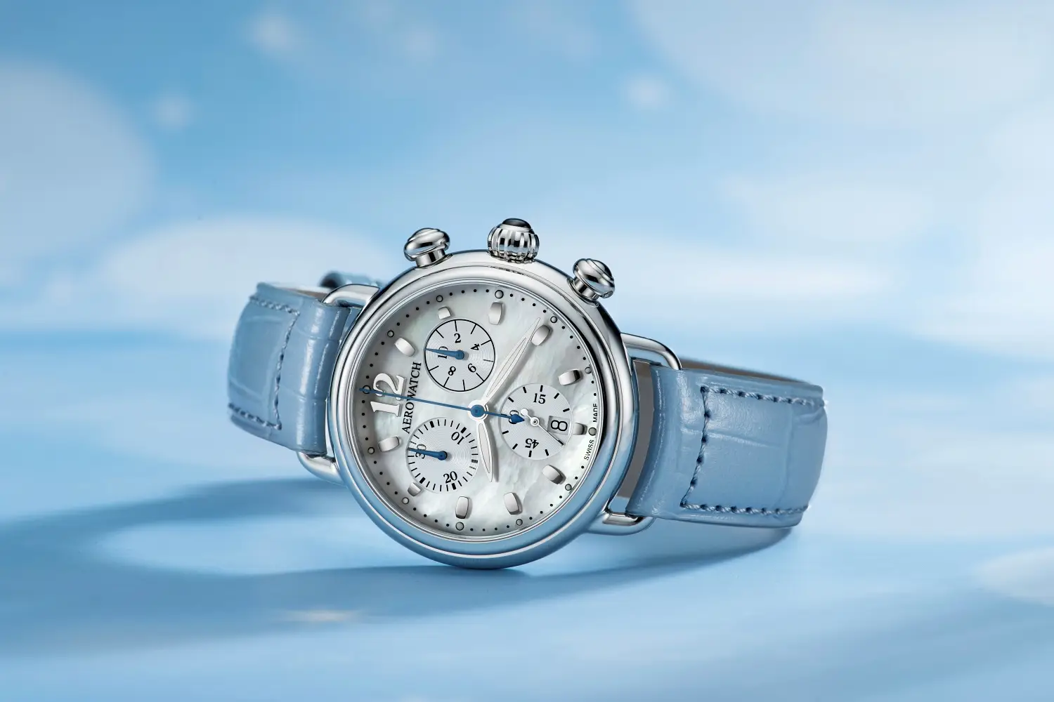 Aerowatch Chronolady 1942. Połączenie klasyki, kolorów i dużej dawki zegarkowej radości