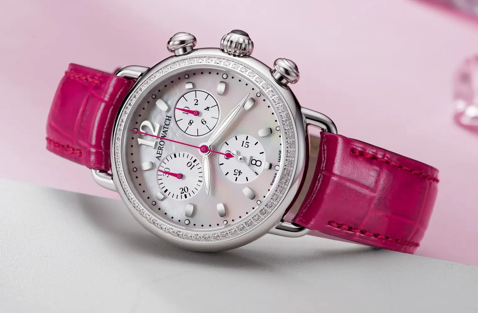 Aerowatch Chronolady 1942. Połączenie klasyki, kolorów i dużej dawki zegarkowej radości